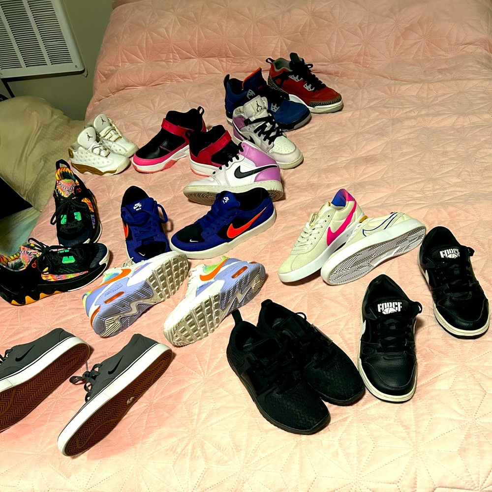 Nikes and jordans
